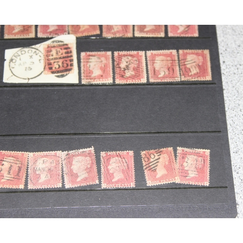 556 - Stamps - GB QV, 1s stars (47)  Mixed Condition