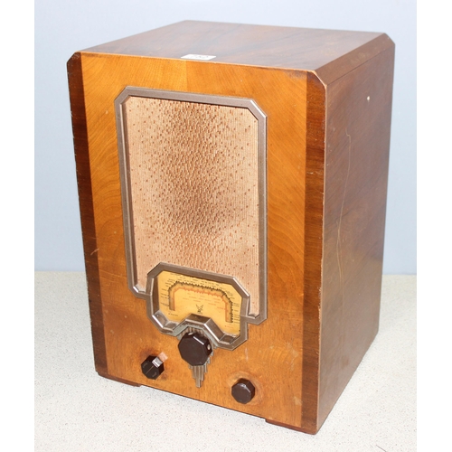 752 - Vintage Cossor All-Electric Super-Heterodyne Model 385 radio/gramophone