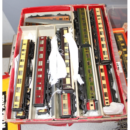 1599T - Qty of Hornby and other railway items to include trains, rolling stock, scenery and track