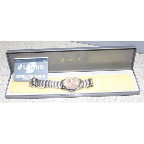 1359 - A large qty of assorted watches, some boxed and a 4 watch display box etc