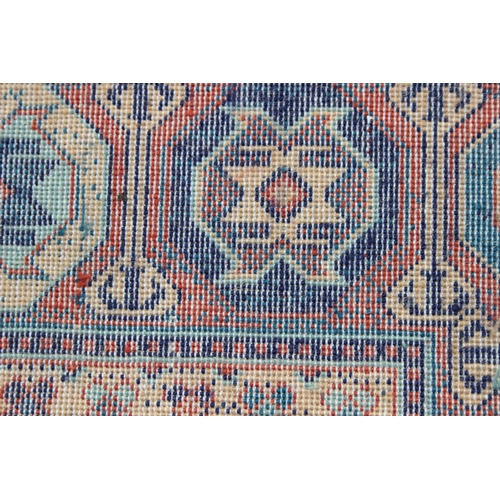 225 - A highly decorative Turkish made Kayam rug of blue ground, approx 225cm x 151cm