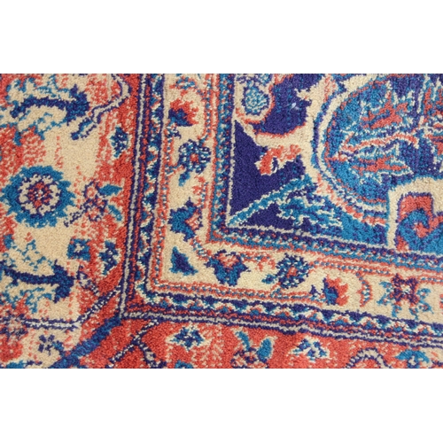 226 - A highly decorative Turkish made Kayam rug of blue ground, approx 230cm wide x 150cm deep