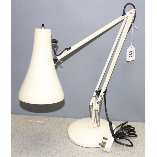 269 - Vintage Anglepoise Apex 90 desk lamp in white, approx 82cm tall