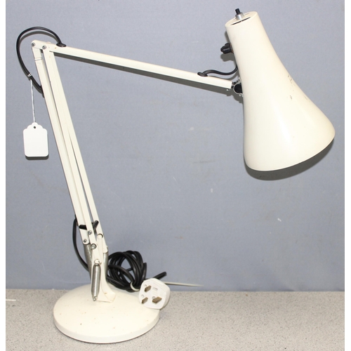 269 - Vintage Anglepoise Apex 90 desk lamp in white, approx 82cm tall