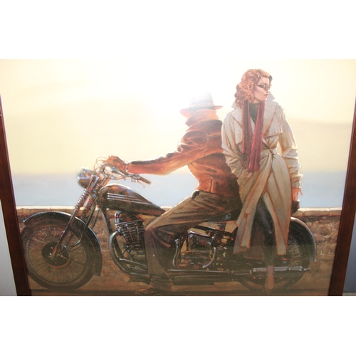 460H - 3 Brent Joseph Lynch prints in frames, largest approx 75cm x 75cm