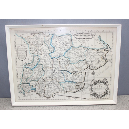 460P - Qty of various maps and other prints to incl Tombleson's Panoramic Map of the Thames & Medway, large... 