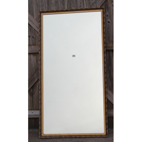 479 - Large gilt framed mirror, approx 80cm wide