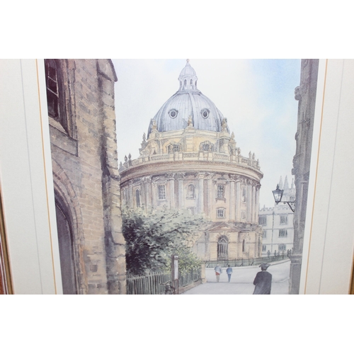 487 - David R Meeks (British XX), signed print of The Radcliffe Camera in Oxford, approx 48cm x 63cm