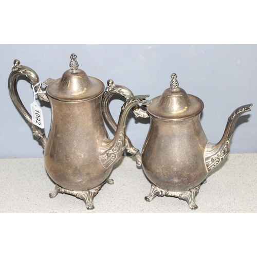 1092 - Silver-plated Oneida tea/coffee set