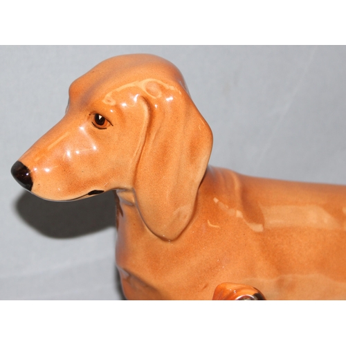 Beswick Pottery, 2 models of dogs, a Jack Russell & Dachshund, both ...