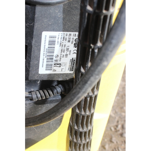 381 - A Karcher K6.91 pressure washer with 9m hose and twin detergent tank