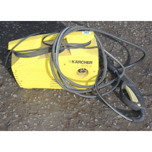 382 - A Karcher 411A corded pressure washer