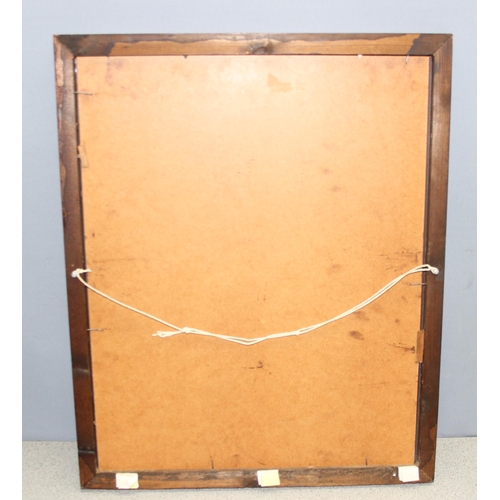 440D - Vintage Southern Comfort advertising wall mirror in frame, approx 62cm x 49cm