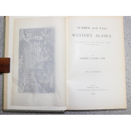 568 - Summer and Fall in Western Alaska: The Record of a Trip to Cook's Inlet after Big Game by Colonel Cl... 