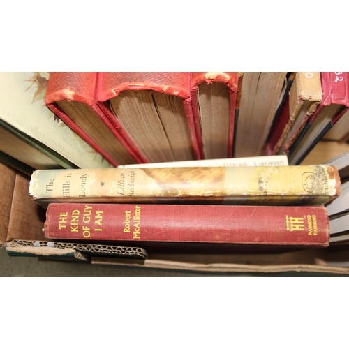 572 - Box of assorted antique, vintage and later books to inc local related books