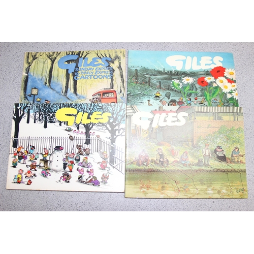 574 - Qty of assorted vintage Giles books (17)