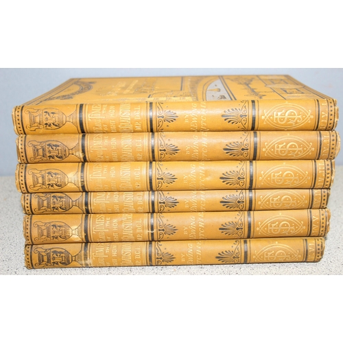 575 - The Pictorial Edition Life and Times of W E Gladstone by J. Ewing-Ritchie, 1 - 6 Volumes in decorati... 