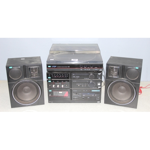 768 - Sansui stacking Hi-Fi to incl turntable, cassette deck, radio, amplifier, model No's: P-M50, M-70, D... 