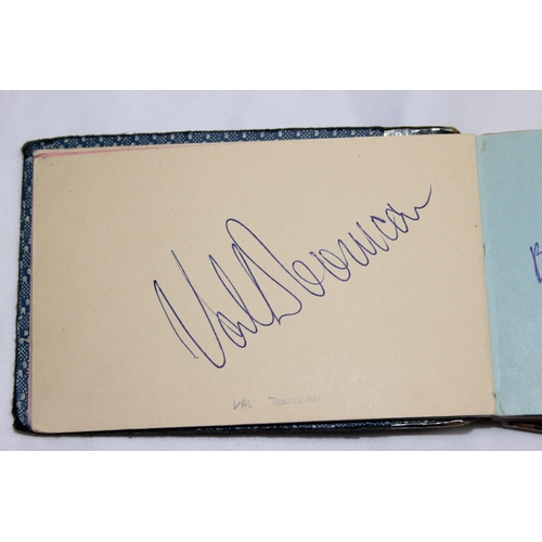 507 - 2 vintage autograph albums to inc Billy Fury, Mike Yarwood, Val Doonican, Arthur Askey, The Tornadoe... 