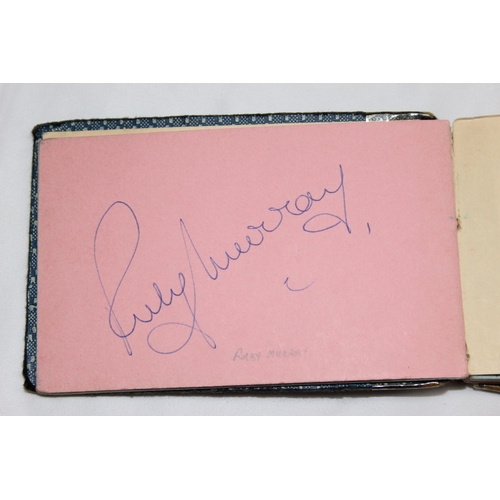 507 - 2 vintage autograph albums to inc Billy Fury, Mike Yarwood, Val Doonican, Arthur Askey, The Tornadoe... 