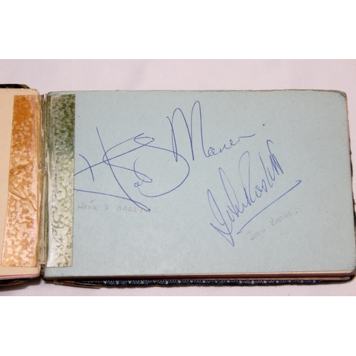 507 - 2 vintage autograph albums to inc Billy Fury, Mike Yarwood, Val Doonican, Arthur Askey, The Tornadoe... 