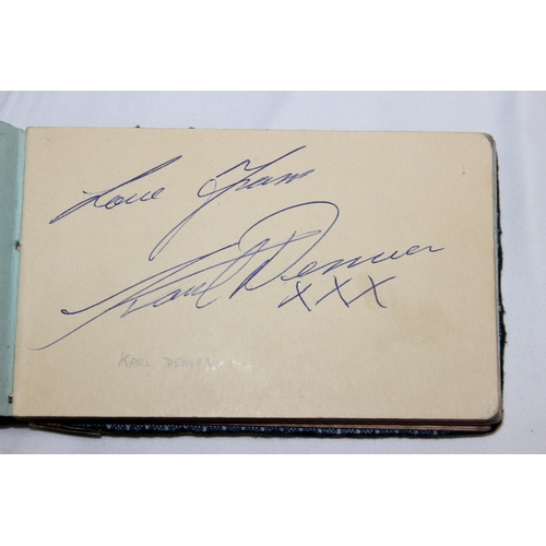 507 - 2 vintage autograph albums to inc Billy Fury, Mike Yarwood, Val Doonican, Arthur Askey, The Tornadoe... 