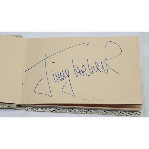 507 - 2 vintage autograph albums to inc Billy Fury, Mike Yarwood, Val Doonican, Arthur Askey, The Tornadoe... 