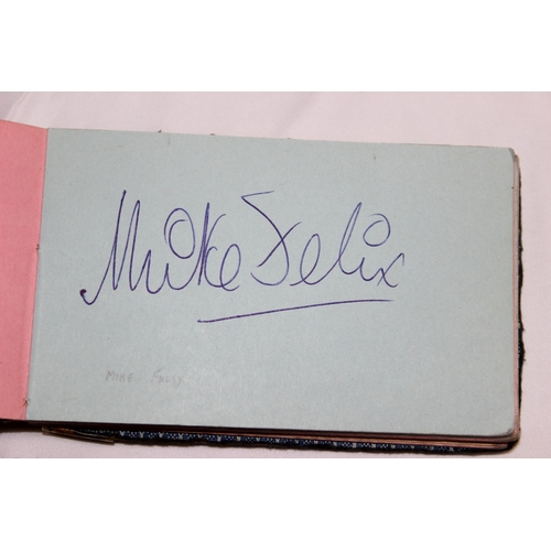 507 - 2 vintage autograph albums to inc Billy Fury, Mike Yarwood, Val Doonican, Arthur Askey, The Tornadoe... 