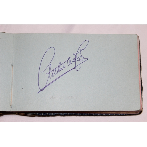 507 - 2 vintage autograph albums to inc Billy Fury, Mike Yarwood, Val Doonican, Arthur Askey, The Tornadoe... 