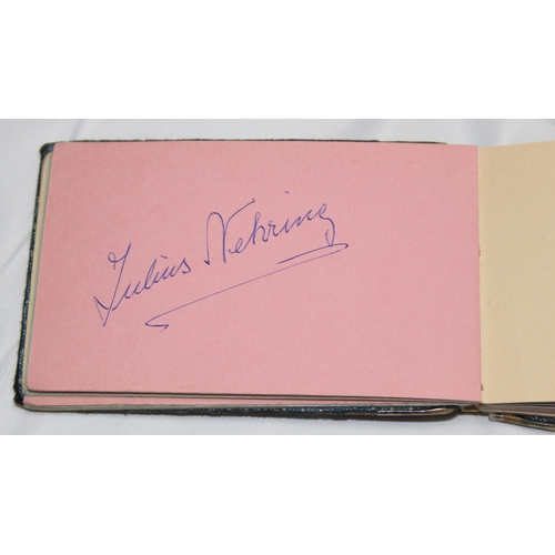 507 - 2 vintage autograph albums to inc Billy Fury, Mike Yarwood, Val Doonican, Arthur Askey, The Tornadoe... 