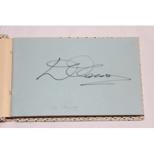 507 - 2 vintage autograph albums to inc Billy Fury, Mike Yarwood, Val Doonican, Arthur Askey, The Tornadoe... 