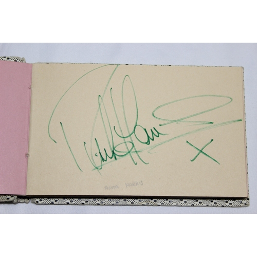 507 - 2 vintage autograph albums to inc Billy Fury, Mike Yarwood, Val Doonican, Arthur Askey, The Tornadoe... 