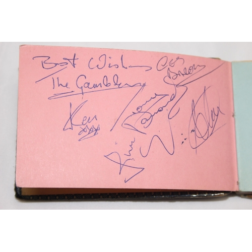 507 - 2 vintage autograph albums to inc Billy Fury, Mike Yarwood, Val Doonican, Arthur Askey, The Tornadoe... 