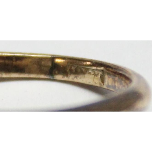 1120B - A 19th century diamond cluster navette ring, indistinctly marked to shank but XRF tests approx 15ct ... 