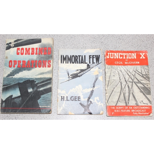 1414 - Assorted WW2 related books to incl 1940-1942 Combined Operations