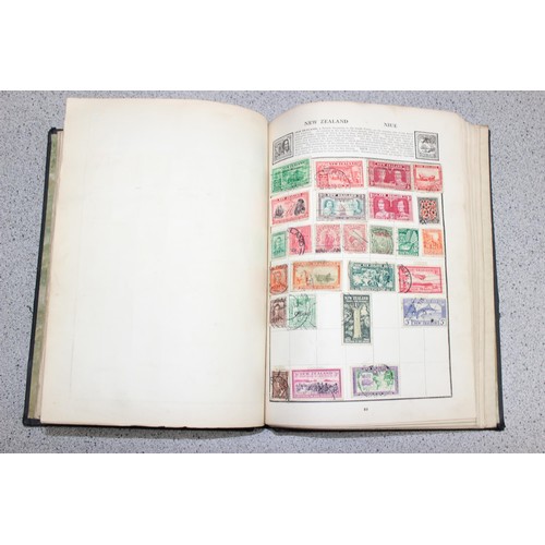 534 - Qty of stamps, some in album to incl Victorian examples and a vintage (1930's onwards) postcard albu... 