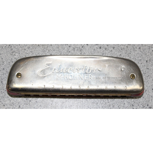 611 - 2 Hohner harmonicas to incl Chrometta and Educator