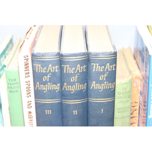 711 - Qty of angling/fishing related books