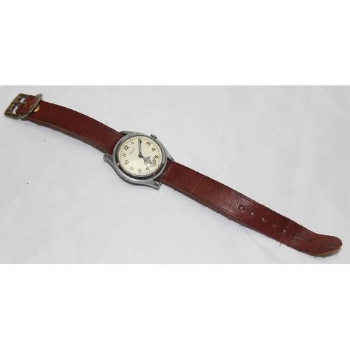 1347 - A vintage Pierpont Watch Co of Switzerland watch, stainless steel case with luminous numerals and ha... 