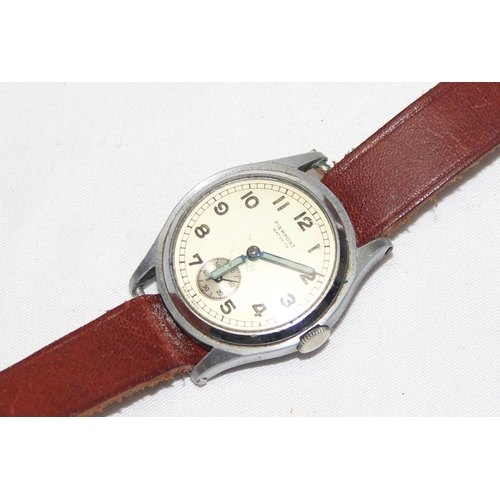 1347 - A vintage Pierpont Watch Co of Switzerland watch, stainless steel case with luminous numerals and ha... 