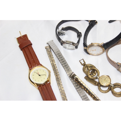 1349 - Qty of assorted vintage and later watches