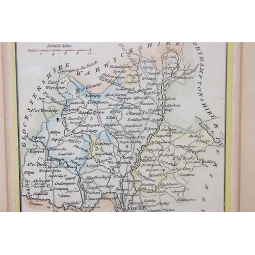 440M - 2 antique maps of Oxfordshire to include the largest by Robert Morden, approx 39cm x 45cm