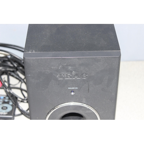 772 - Teac 2.1CH speaker system model No. SP-X2i (unchecked for completeness)