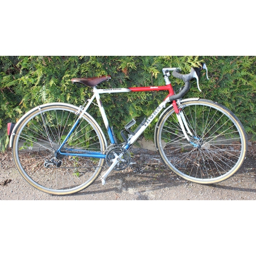 713 - Rare Thorn Audax limited edition touring or racing bicycle with Shimano Deore LX group set and leath... 