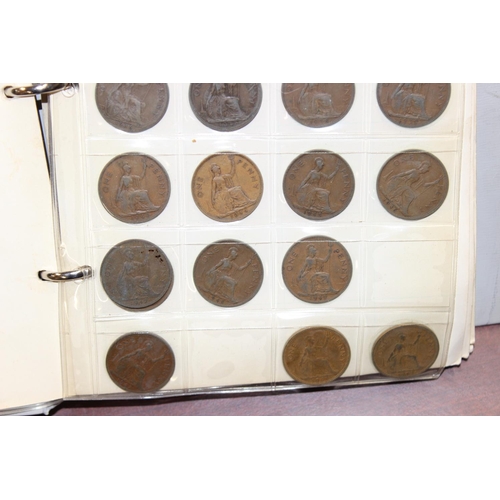 1200 - 2 coin collectors albums and contents, mainly British coins to a large number of 500 silver coins fr... 