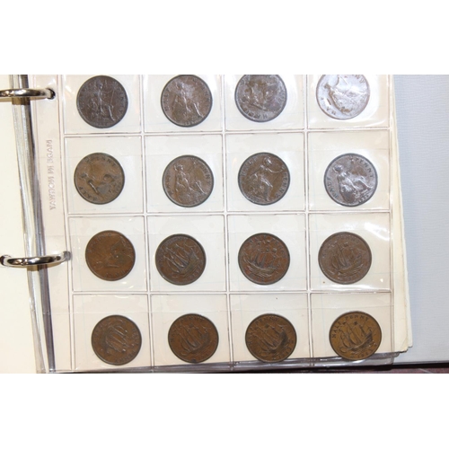 1200 - 2 coin collectors albums and contents, mainly British coins to a large number of 500 silver coins fr... 