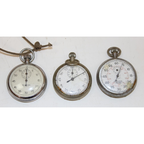 1305 - 9 assorted vintage stopwatches to inc GPO examples