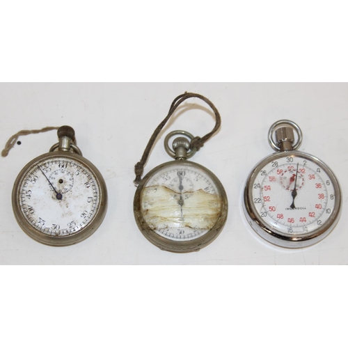 1305 - 9 assorted vintage stopwatches to inc GPO examples