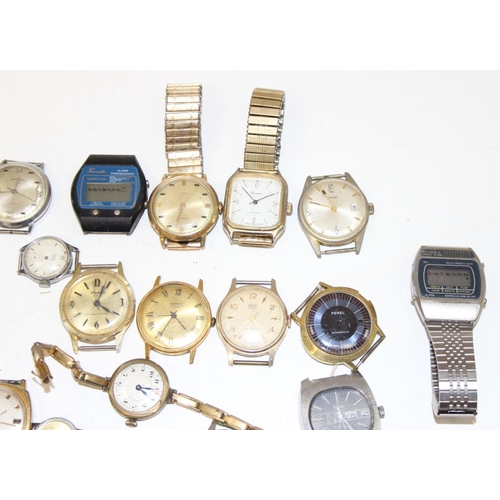 1306 - A huge qty of assorted vintage watches to inc Smiths, Sekonda etc