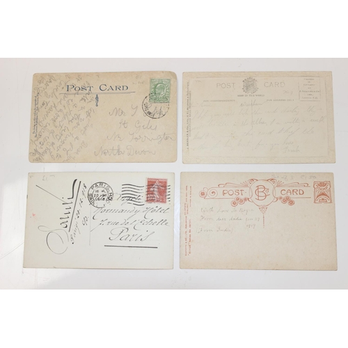 1404 - A collection of WWI military related postcards to include some unposted blanks